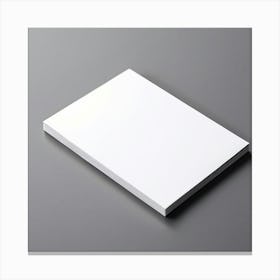 Mock Up Business Card Blank Plain Card Business White Minimalist Customizable Template (25) Canvas Print