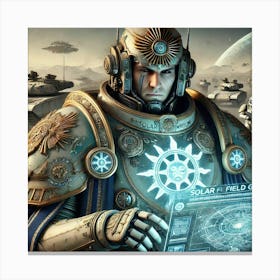 Solar Field General Converted Canvas Print