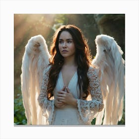 Angel In The Woods Canvas Print