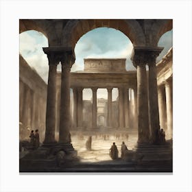 Roman City Canvas Print