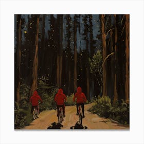 Boys In Woods 4 Fy S Canvas Print