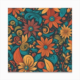 Floral Pattern 10 Canvas Print