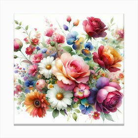 Flower Display Canvas Print