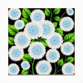 Hydrangea Flowers Canvas Print