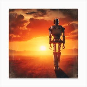 Sunset Circuit Canvas Print