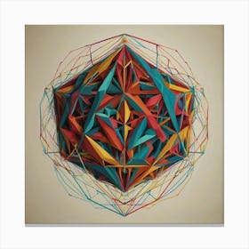 Tetrahedron Canvas Print