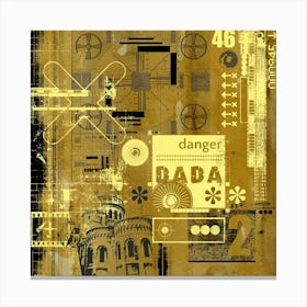 Danger Dada Canvas Print