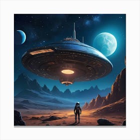 Cosmic Hitchhiker Canvas Print