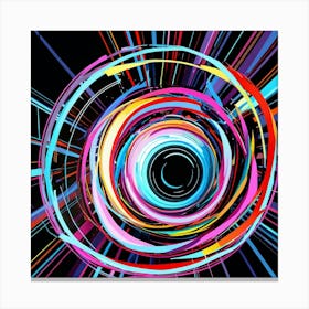 Abstract Swirl 3 Canvas Print