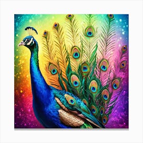 Peacock 9 Canvas Print