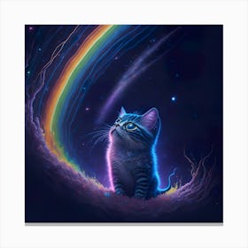 Cat Galaxy (35) Canvas Print