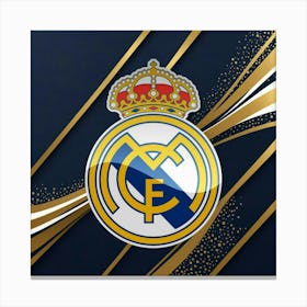 Real Madrid CF Logo Wall Art 18 Canvas Print