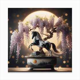 Wisteria Bonsai 3 Canvas Print