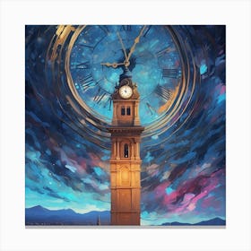 Clock Tower Canvas Print