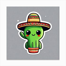 Cute Cactus 4 Canvas Print