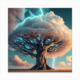 Lightning Tree 2 Canvas Print