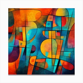 Abstract - Abstract - Abstract - Abstract Painting Canvas Print