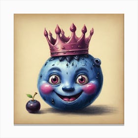 Blueberry King 7 Canvas Print