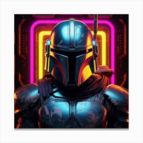 Star Wars The Mandalorian Canvas Print