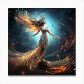 Angel Of The Night Canvas Print