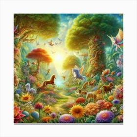 Fairy Garden 6 Canvas Print