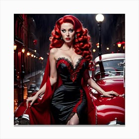 Pin Up Girl 1 Canvas Print