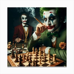 Joker Chess 4 Canvas Print