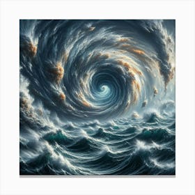 Stormy Seas 4 Canvas Print