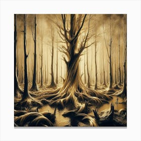 Tree In The Forest 20 Canvas Print