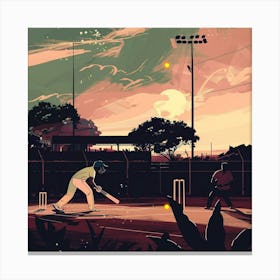 Cricket At Sunset Canvas Print