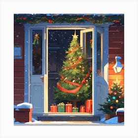 Christmas Tree 69 Canvas Print