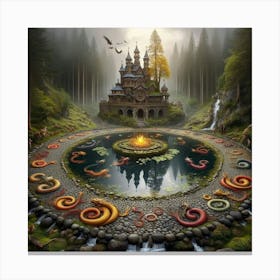 Fairytale Castle 1 Canvas Print