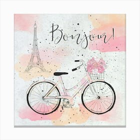 Bonjour Canvas Print