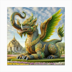 Thai Dragon Canvas Print