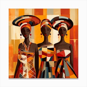 Three African Women 37 Canvas Print