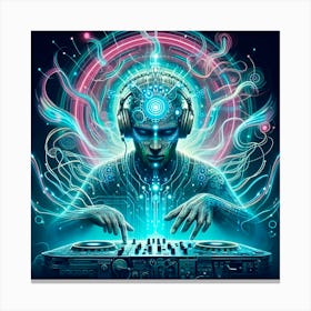 Dj Dj 4 Canvas Print