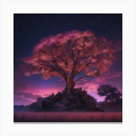 Twilight Tree 1 Canvas Print