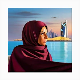 Arabic women Canvas Print