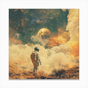 Astronaut In Space 1 Canvas Print