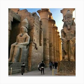 Egyptian Temple 24 Canvas Print