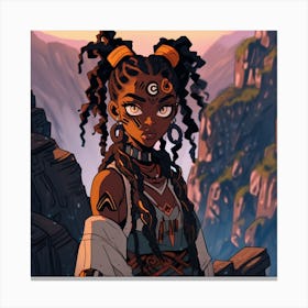Chronicles of the Dawnseekers: Empowering Earth's Last Stand #1 Canvas Print