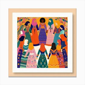 Women'S Circle Canvas Print