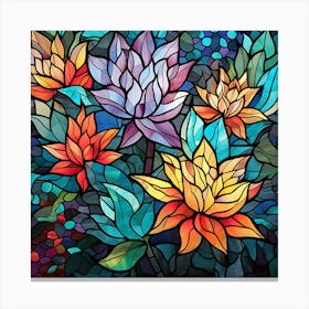 Stained Glass Art Canvas Print