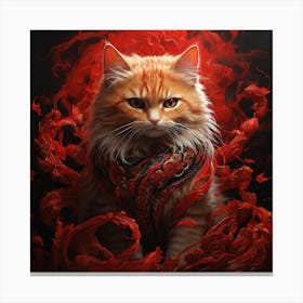 Red Cat Canvas Print
