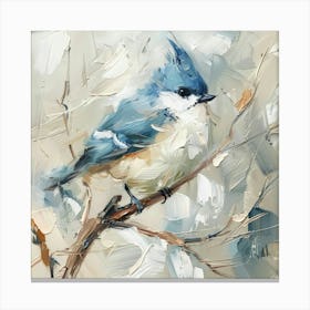 Blue Titmouse Canvas Print