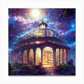 Cosmic Worlds III Canvas Print