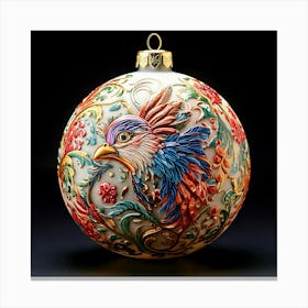 Eagle Ornament Canvas Print