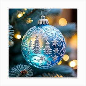 Christmas Tree Ornament 3 Canvas Print