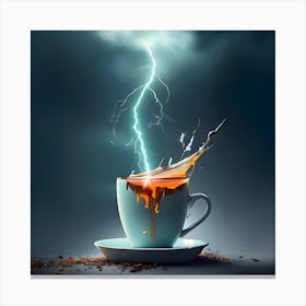 Storm In A Tea Cup (1) Canvas Print