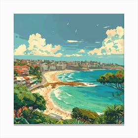 Sydney Beach 2 Canvas Print